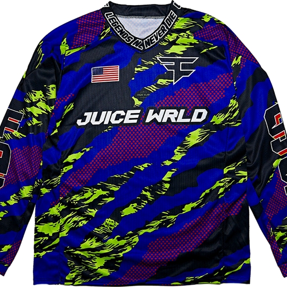 Juice Wrld X Faze Paintball shirt - Picture 1 of 1